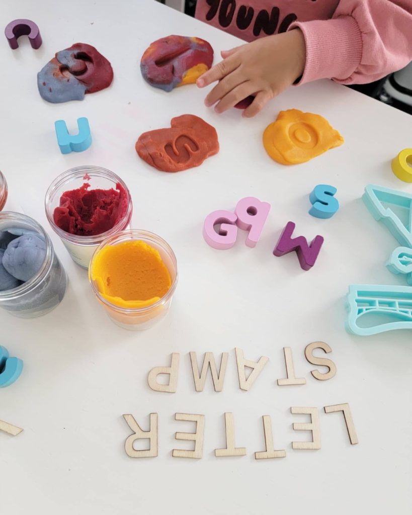 Letter Stamping - Learning from Playing